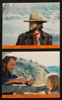 9j082 OUTLAW JOSEY WALES 8 8x10 mini LCs '76 Clint Eastwood, pretty Sondra Locke, Sam Bottoms!
