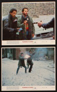 9j131 RUNNING SCARED 8 8x10 mini LCs '86 Gregory Hines & Billy Crystal are Chicago's finest!