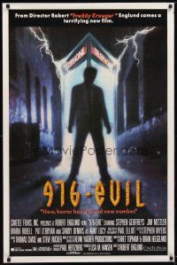 9k008 976-EVIL 1sh '88 directed by Robert Englund, horror has a brand new number, phone booth art!