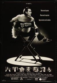 9k143 ED WOOD DS 1sh '94 Tim Burton, Johnny Depp in the director's chair, mostly true!
