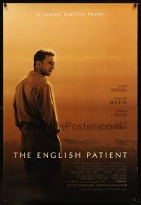 9k149 ENGLISH PATIENT 1sh '96 Ralph Fiennes, Best Picture winner, by Anthony Minghella!
