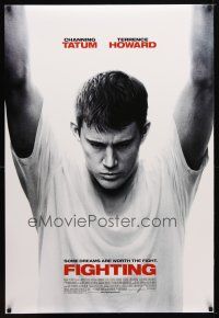 9k169 FIGHTING DS 1sh '09 Dito Montiel, huge close-up image of Channing Tatum!