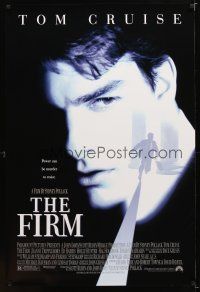 9k174 FIRM 1sh '93 image of Tom Cruise on the run, Sydney Pollack directed, lawyers!