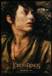 9k413 LORD OF THE RINGS: THE RETURN OF THE KING Frodo style teaser DS 1sh '03 Elijah Wood as Frodo!