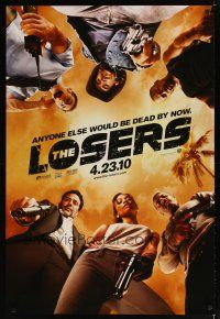 9k419 LOSERS teaser DS 1sh '10 Zoe Saldana, anybody else would be dead by now!
