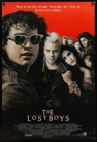 9k421 LOST BOYS int'l 1sh '87 teen vampire Kiefer Sutherland, directed by Joel Schumacher!