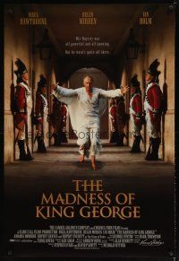 9k435 MADNESS OF KING GEORGE DS 1sh '94 cool image of Nigel Hawthorne in title role!