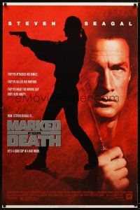 9k453 MARKED FOR DEATH 1sh '90 tough guy Steven Seagal is a good cop in a bad mood!