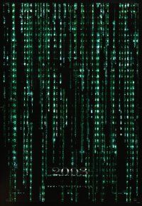9k460 MATRIX RELOADED 2003 style holofoil teaser 1sh '03 Keanu Reeves, Wachowski Brothers sequel!