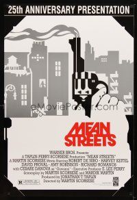 9k464 MEAN STREETS 1sh R98 Robert De Niro, Martin Scorsese, cool artwork of hand holding gun!