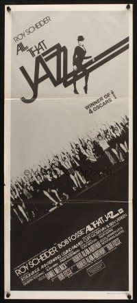 9m695 ALL THAT JAZZ Aust daybill '80 Roy Scheider & Jessica Lange star in Bob Fosse musical!