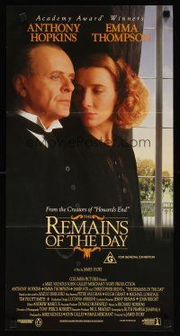 9m956 REMAINS OF THE DAY Aust daybill '93 close up of Anthony Hopkins & Emma Thompson!