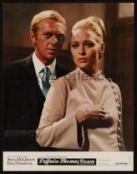 9m048 THOMAS CROWN AFFAIR French LC '68 cool image Steve McQueen & sexy Faye Dunaway!
