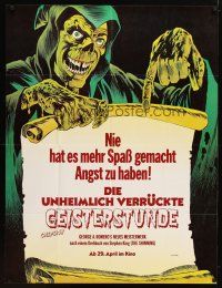 9m384 CREEPSHOW advance German 33x47 '83 great different E.C. Comic-like art of the Vaultkeeper!