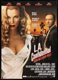 9m386 L.A. CONFIDENTIAL German 33x47 '97 Kevin Spacey, Guy Pearce, sexy Kim Basinger!