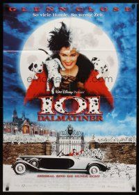 9m421 101 DALMATIANS German '96 Walt Disney live action, Glenn Close as Cruella De Vil!