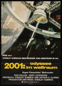 9m422 2001: A SPACE ODYSSEY German R70s Stanley Kubrick, art of space wheel by Bob McCall!