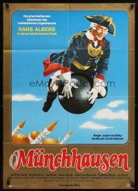 9m427 ADVENTURES OF BARON MUNCHAUSEN German R78 Josef von Baky's Munchausen, wacky artwork!