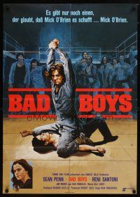 9m445 BAD BOYS German '83 life has pushed Sean Penn into a corner & he's coming out fighting