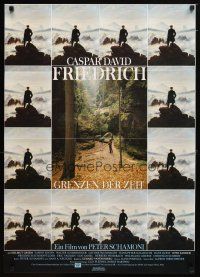 9m471 CASPAR DAVID FRIEDRICH - GRENZEN DER ZEIT German '86 images of man on top of mountain!