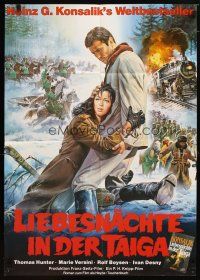 9m478 CODE NAME KILL German '67 Liebesnachte in der Taiga, cool action & romantic artwork!