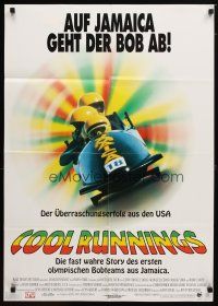 9m483 COOL RUNNINGS German '93 John Candy, wacky Jamacian Olympic bobsledding team!