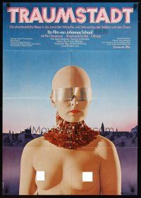 9m497 DREAM CITY German '73 Johannes Schaaf's Traumstadt, wild topless girl in wacky shades!
