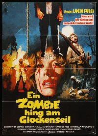 9m520 GATES OF HELL German '83 Paura Nella Citta dei Morti Viventi, Fulci, zombie horror art!