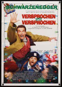 9m548 JINGLE ALL THE WAY German '96 Arnold Schwarzenegger, Sinbad, two dads & one toy!