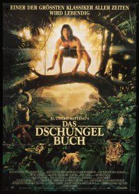 9m551 JUNGLE BOOK German '94 Disney, Jason Scott Lee as Rudyard Kipling's classic character!