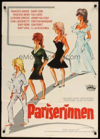 9m643 TALES OF PARIS German '62 Catherine Deneuve, artwork of sexy women!