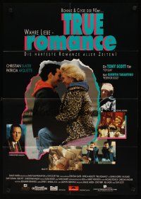 9m655 TRUE ROMANCE German '93 Christian Slater, Patricia Arquette, written by Quentin Tarantino!