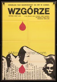 9m242 HILL Polish 23x33 '66 directed by Sidney Lumet, Sean Connery, different art by Dabrowski!
