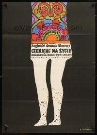 9m307 POOR COW Polish 23x33 '69 1st Ken Loach, Terence Stamp, Mlodozeniec art!