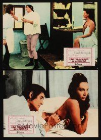 9m025 PLEASANT NIGHTS 2 Spanish LCs '66 Le Piacevoli Notti, Vittorio Gassman, Gina Lollobrigida!