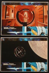 9m404 2001: A SPACE ODYSSEY 8 German LCs R70s Kier Dullea, Lockwood, Kubrick sci-fi classic!