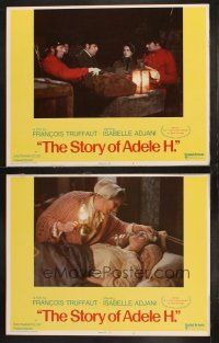 9p977 STORY OF ADELE H. 2 LCs '75 Francois Truffaut's L'Histoire d'Adele H., Isabelle Adjani
