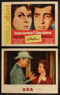 9p033 ADA 8 LCs '61 super close portraits of Susan Hayward & Dean Martin, what was the truth?