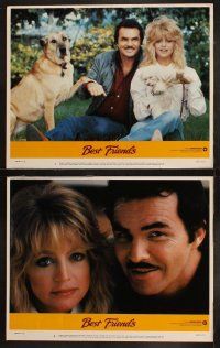 9p055 BEST FRIENDS 8 LCs '82 great images of Burt Reynolds & sexy Goldie Hawn!