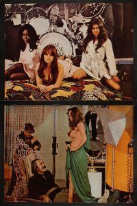 9p057 BEYOND THE VALLEY OF THE DOLLS 8 color 11x14 stills '70 Russ Meyer, Erica Gavin, Myers, Read!
