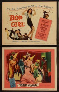 9p068 BOP GIRL GOES CALYPSO 8 LCs '57 it's the red-hot battle of the rages, a rock & roll romp!