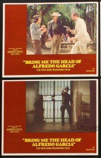 9p668 BRING ME THE HEAD OF ALFREDO GARCIA 5 LCs '74 Sam Peckinpah, Warren Oates, Gig Young!