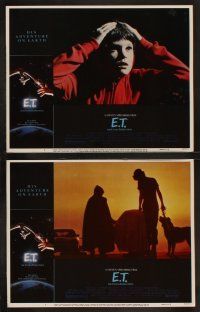 9p126 E.T. THE EXTRA TERRESTRIAL 8 LCs '82 Steven Spielberg classic, Henry Thomas, Dee Wallace!