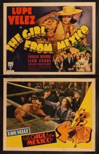 9p170 GIRL FROM MEXICO 8 LCs '39 sexiest Lupe Velez, Donald Woods, the first Mexican Spitfire!