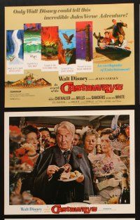 9p017 IN SEARCH OF THE CASTAWAYS 9 LCs R70 Jules Verne, Hayley Mills & Maurice Chevalier!
