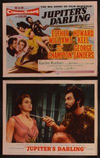 9p252 JUPITER'S DARLING 8 LCs '55 sexy Esther Williams, Howard Keel, Marge & Gower Champion