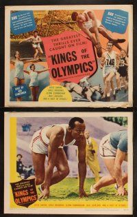 9p263 KINGS OF THE OLYMPICS 8 LCs '48 Jesse Owens & track stars, partly from Reifenstahl's Olympia!