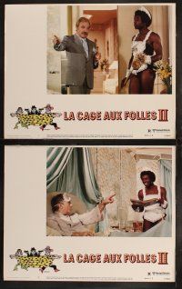9p266 LA CAGE AUX FOLLES II 8 LCs '81 Michel Serrault, Ugo Tognazzi, homosexual comedy sequel!
