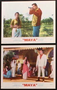 9p628 MAYA 6 LCs '66 Clint Walker & Jay North adventure in the jungles of India!