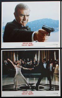 9p341 NEVER SAY NEVER AGAIN 8 LCs '83 Sean Connery as James Bond 007, Kim Basinger, Bernie Casey!